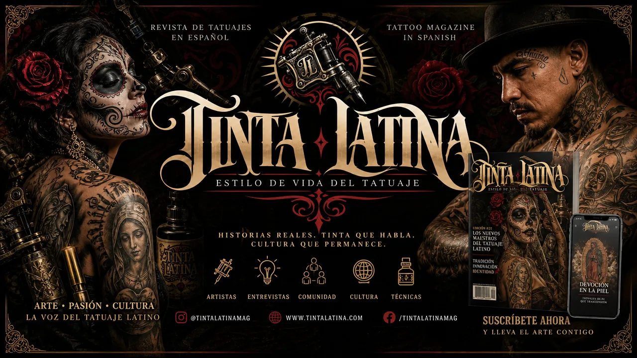 Tinta Latina, la voz del tatuaje latino: suscríbete ahora y lleva el arte contigo
